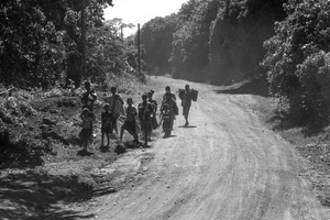 Scenes from the Ambae island evacuation
