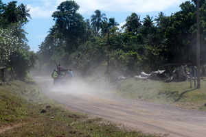 Scenes from the Ambae island evacuation
