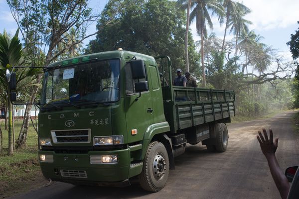 Scenes from the Ambae island evacuation
