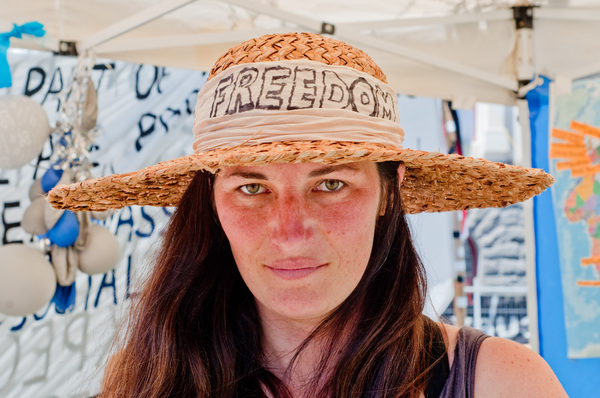Some of the people I met at the Occupy Auckland camp.
