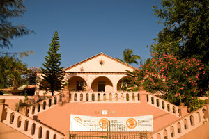  The Pousada is the premier hotel in Baucau, Timor-Leste. It's also where the Indonesian security and intelligence people stayed when they were in town. The building behind it is notorious, widely known to be the place where many Timorese were tortured and killed.
