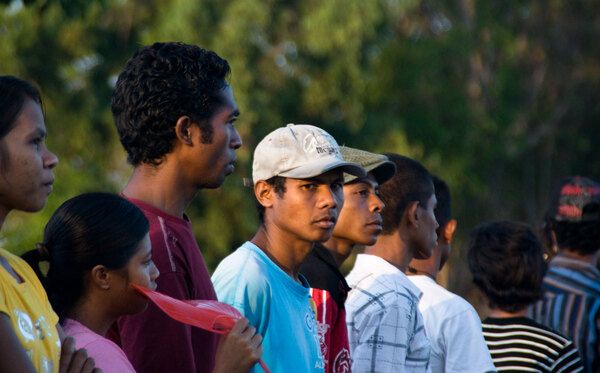 Attendees at the International Peace Day Celebrations in Dili.
