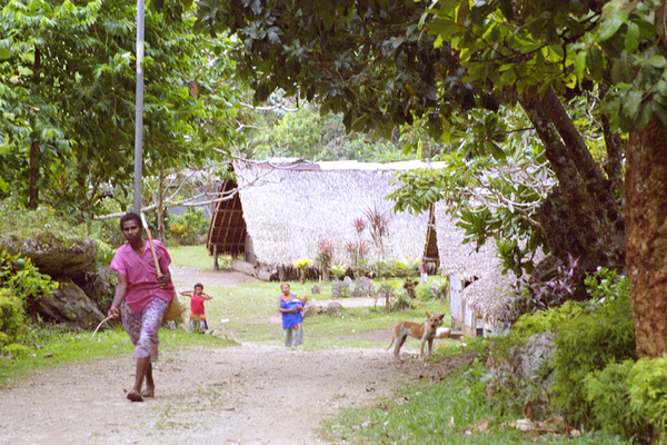 A view of the central part of Loltong village.

