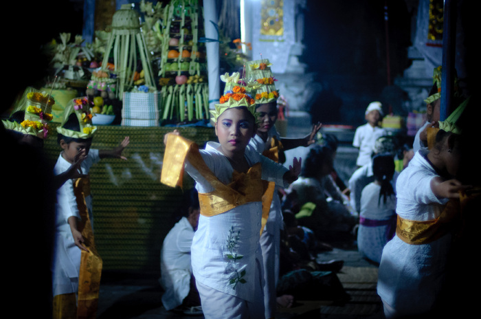 Balinese Dancers, Lombok, Indonesia