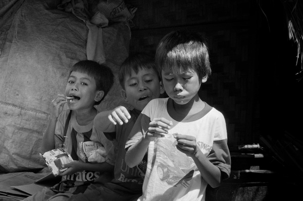 Sights and faces from a Sasak village in Lombok Praya Indonesia.
