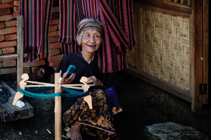 Sights and faces from a Sasak village in Lombok Praya Indonesia.
