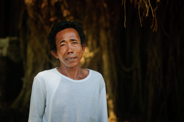 This man led me up and back during my visit to a mountain-top temple in Lombok, Indonesia.
