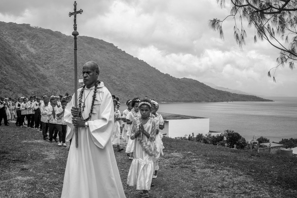 Spent a weekend visiting family on Pentecost on the occasion of a nephew's first communion. It was a fascinating amalgam of Catholicism and Kastom. Here are some of the most memorable moments.
