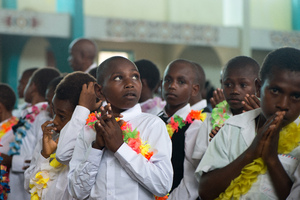 Spent a weekend visiting family on Pentecost on the occasion of a nephew's first communion. It was a fascinating amalgam of Catholicism and Kastom. Here are some of the most memorable moments.
