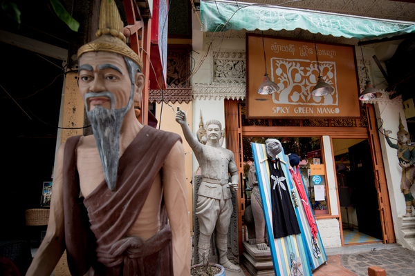 Shots from the artisans' neighbourhood in Phnom Penh,
