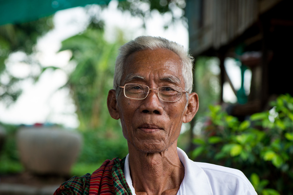 A day on the other side of the Mekong river.
