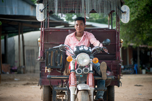 A day on the other side of the Mekong river.
