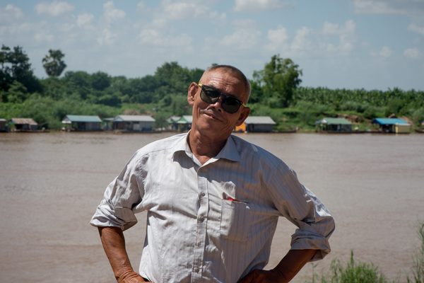 A day on the other side of the Mekong river.

