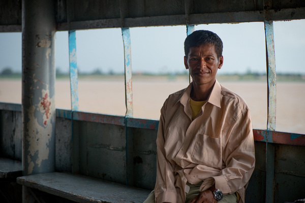 A day on the other side of the Mekong river.
