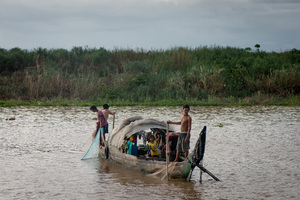 A day on the other side of the Mekong river.
