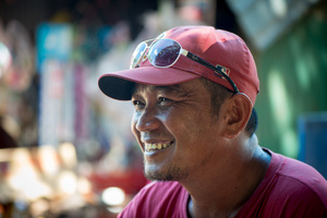 A day on the other side of the Mekong river.
