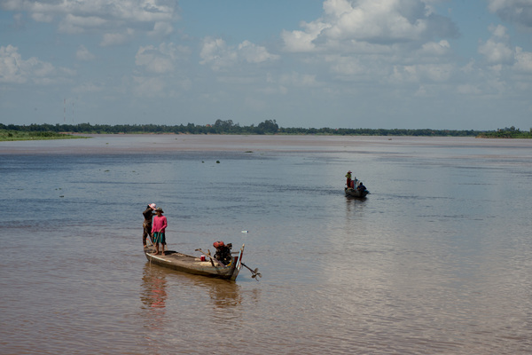 A day on the other side of the Mekong river.
