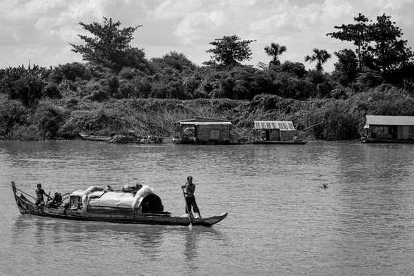 A day on the other side of the Mekong river.
