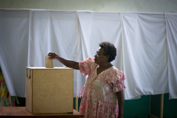 Some shots taken on polling day in Vanuatu's 2012 general election.
