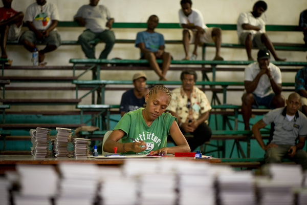 Some shots taken on polling day in Vanuatu's 2012 general election.
