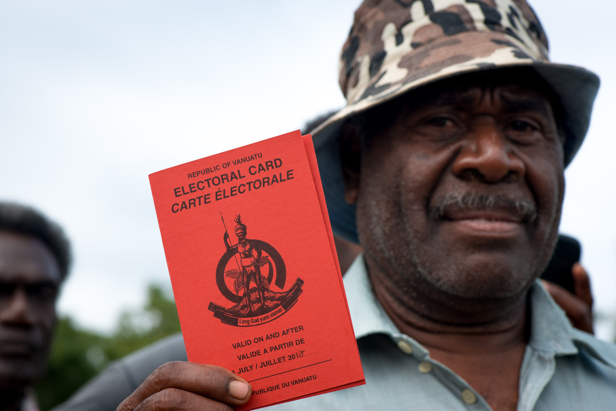 Some shots taken on polling day in Vanuatu's 2012 general election.
