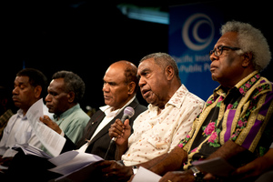 Some shots from PiPP's Vanuatu leaders' debate, part of its 2012 elections activities.
