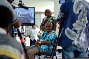 Shots from PiPP's Face to Face events featuring the Prime Minister of Vanuatu and the Leader of the Opposition.
