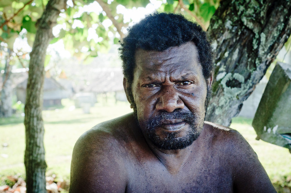 I met this man as I strolled down the beach in Port Olry, one of the most beautiful spots I've ever visited.
