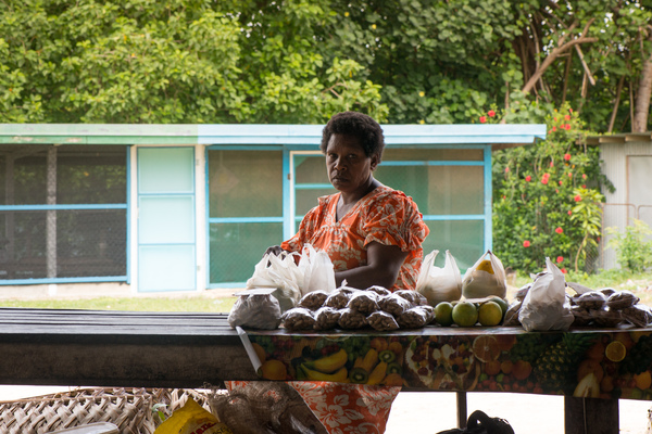 The central and southern parts of Vanuatu suffered badly from cyclone Pam, but Santo and the northern islands were more fortunate. Their marketplaces are still overflowing with seasonal fruits and vegetables.
