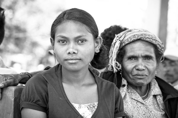 The power of generations - I met this girl and her mother in the marketplace in Ainaro on the first day of a road trip through some of the more remote parts of the country.
