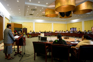 The PacINET 2013 opening ceremonies.
