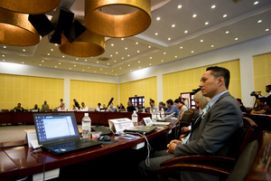 The PacINET 2013 opening ceremonies.
