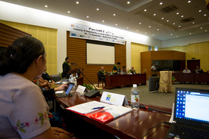 The PacINET 2013 opening ceremonies.
