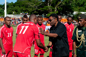 Snaps from the recent O League match between Vanuatu's own Amicale FC and Auckland City.
