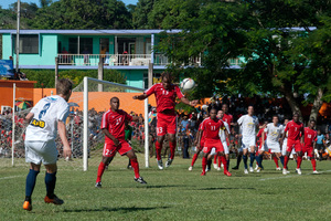 Snaps from the recent O League match between Vanuatu's own Amicale FC and Auckland City.
