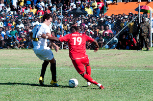 Shots from the O League match between Vanuatu's Amicale FC and Auckland City.
