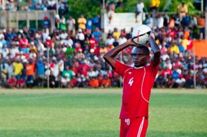 Shots from the O League match between Vanuatu's Amicale FC and Auckland City.
