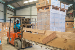 Shots for UNICEF - cyclone Pam relief
