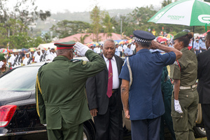 President of Vanuatu Baldwin Lonsdale.
