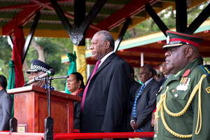 President of Vanuatu Baldwin Lonsdale.
