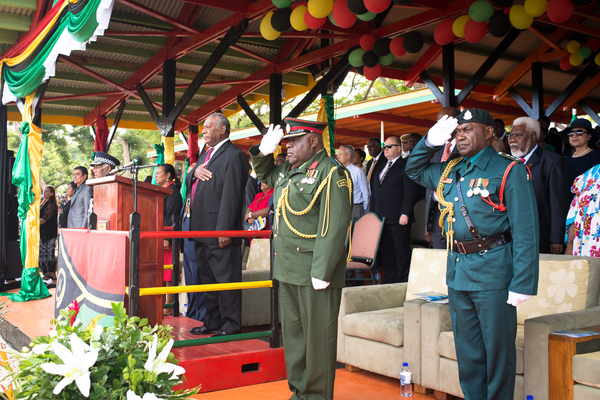 President of Vanuatu Baldwin Lonsdale.
