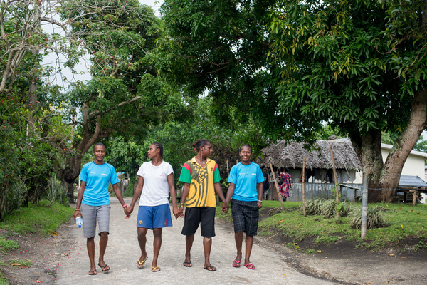 A series of shots I took with the Vanuatu women's beach volleyball team at Mele beach.
