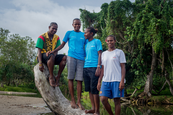 A series of shots I took with the Vanuatu women's beach volleyball team at Mele beach.
