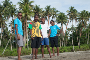 A series of shots I took with the Vanuatu women's beach volleyball team at Mele beach.
