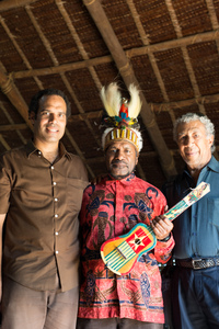 Benny Wenda at Chiefs' Nakamal in Port Vila.
