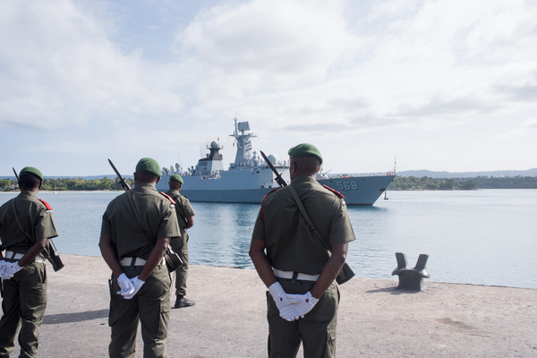 Three PLAN ships, two frigates and a supply ship, arrived in Port Vila on a 4 day friendly visit. This is the largest Chinese naval contingent to visit Vanuatu.
