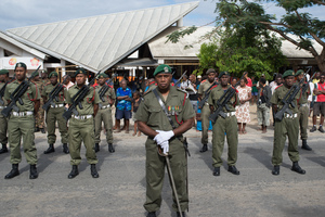 Shots taken during the Constitution Day ceremonies marking 36 years since the founding document of Vanuatu first came into effect.
