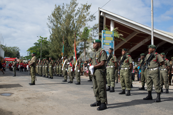 Shots taken during the Constitution Day ceremonies marking 36 years since the founding document of Vanuatu first came into effect.
