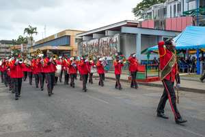 Shots taken during the Constitution Day ceremonies marking 36 years since the founding document of Vanuatu first came into effect.
