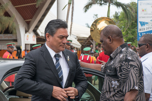 Shots taken during the Constitution Day ceremonies marking 36 years since the founding document of Vanuatu first came into effect.
